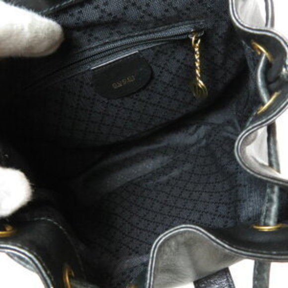 Gucci Bamboo Rucksack Backpack Daypack Leather - Picture 4 of 9